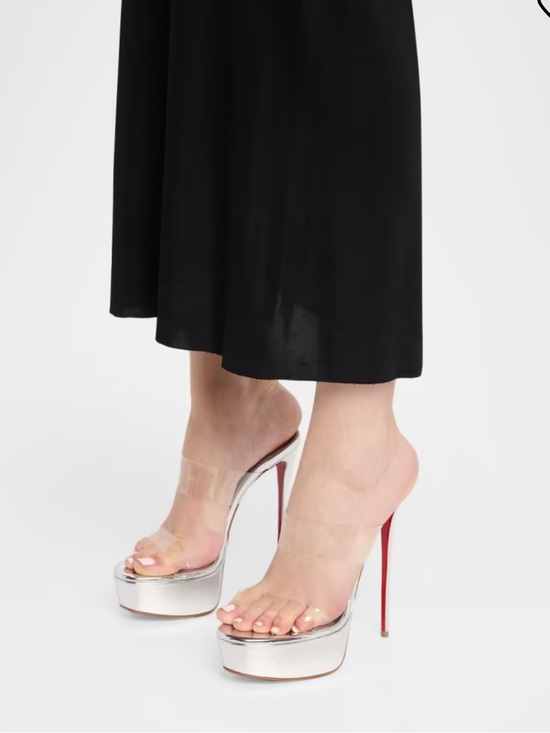 Christian Louboutin Shoes - Christian Louboutin Just Nothing Silver